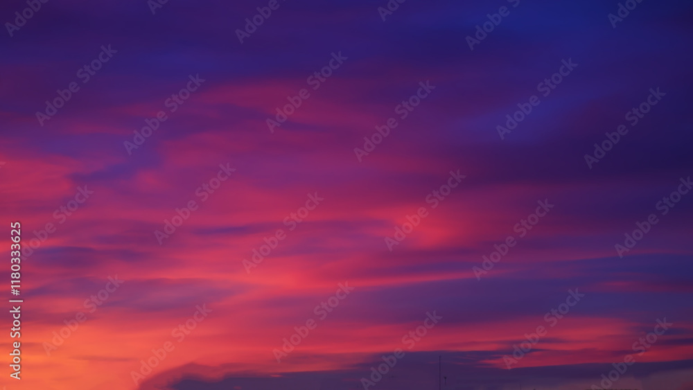 Background of a crimson sunset sky. Soft focus Background of a crimson sunset sky. Soft focus