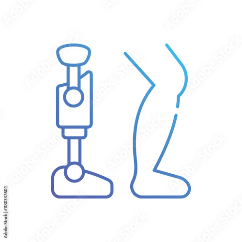 Bionic Limbs vector icon