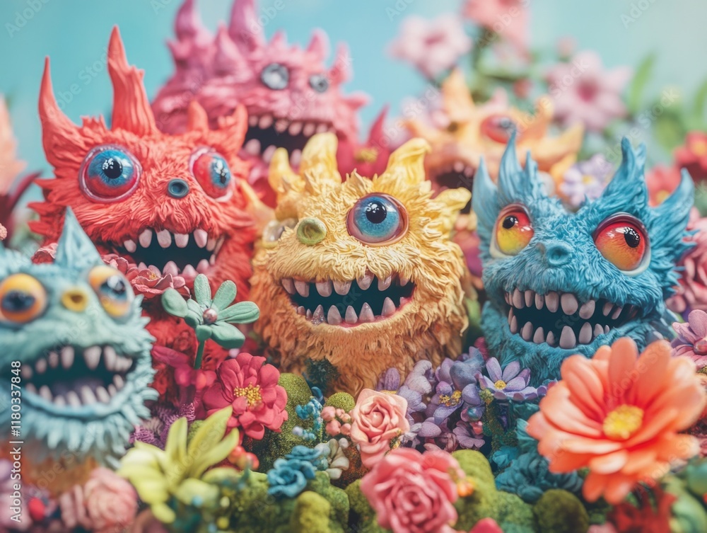 Toy Monsters Close Up Toy Monsters Close Up