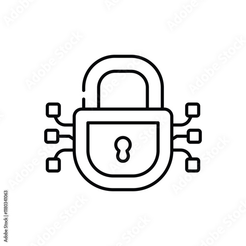 Cyber Security vector icon