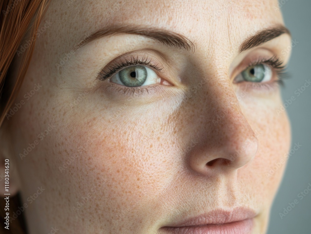 Fototapeta premium Woman with freckles