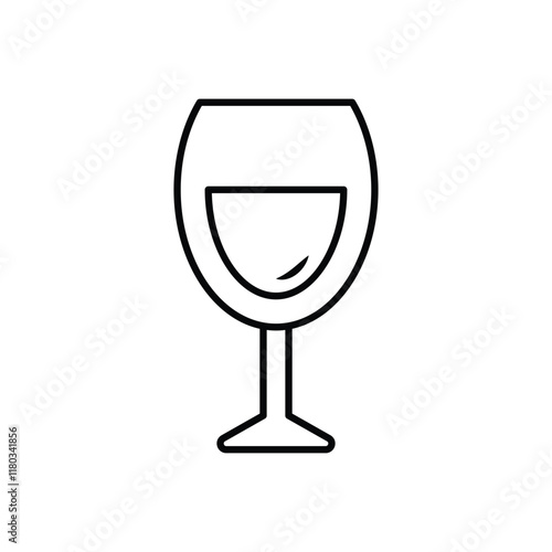 Wine Glass vector icon