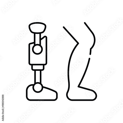 Bionic Limbs vector icon