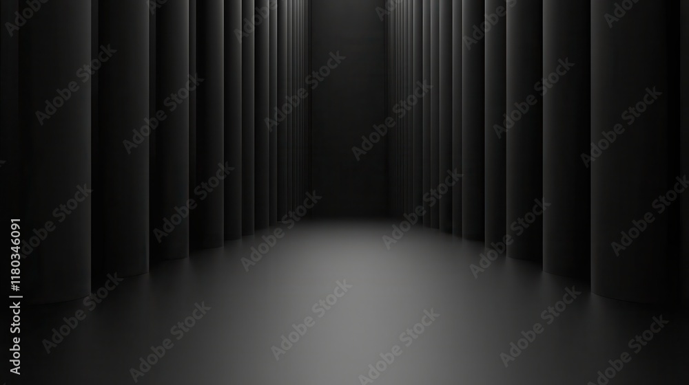 perspective floor backdrop black room studio with gray gradient spotlight backdrop background for display your product or artwork perspective floor backdrop black room studio with gray gradient spotlight backdrop background for display your product or artwork