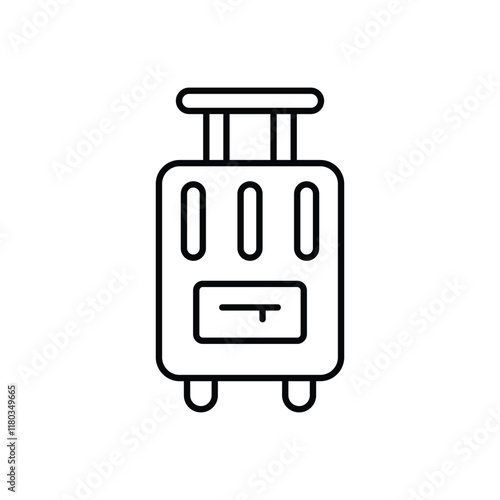 Suitcase  vector icon