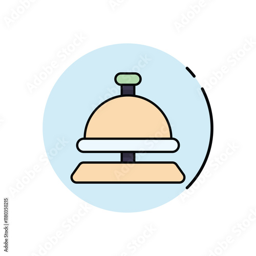 Reception Bell vector icon