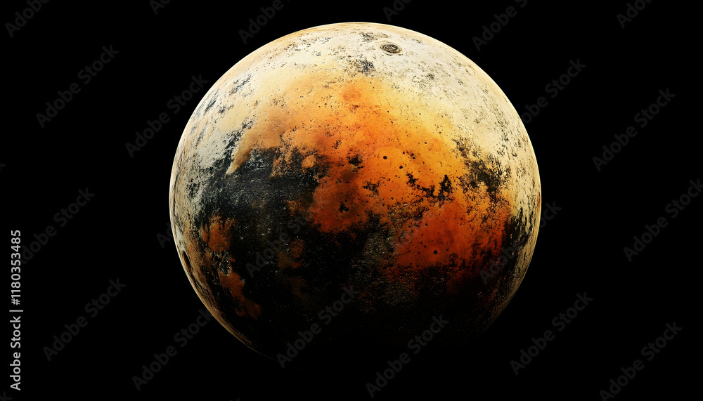 A computer-generated image of a planet. Concept of futuristic technology. A computer-generated image of a planet. Concept of futuristic technology.