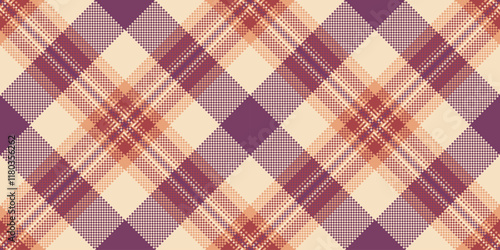 Stroke fabric texture textile, pastel seamless background tartan. Collection vector pattern check plaid in light and pink colors.