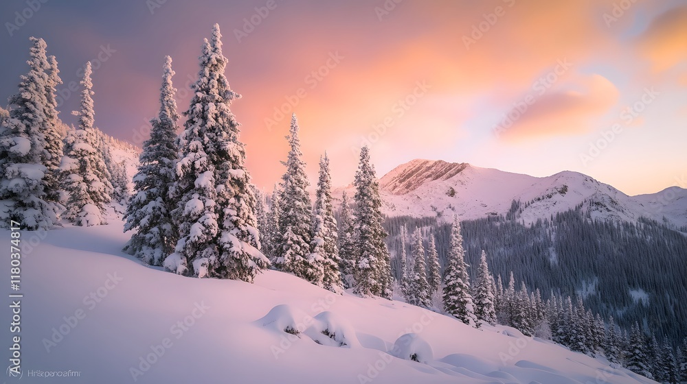 Vibrant Fireworks Display Over Serene Snow-Covered Winter Landscape Vibrant Fireworks Display Over Serene Snow-Covered Winter Landscape