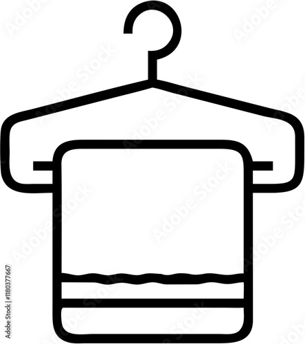 towel with hanger