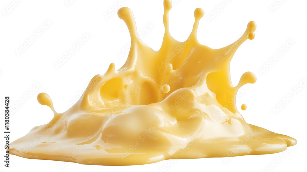 cream splash isolated on white background cream splash isolated on white background