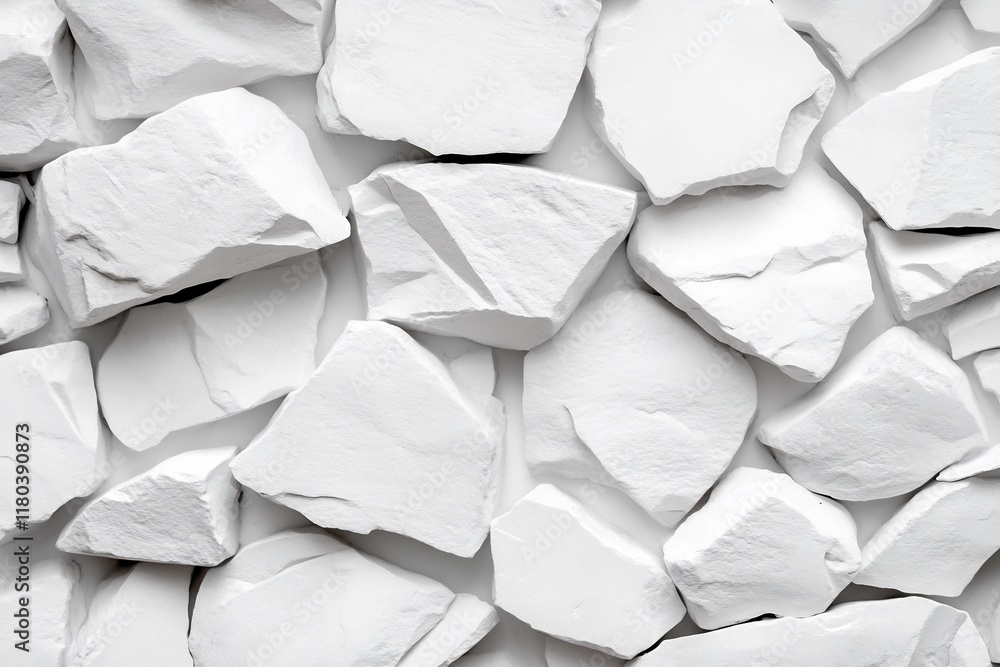 A textured arrangement of white rocks on a light background. A textured arrangement of white rocks on a light background.