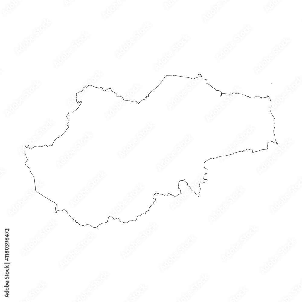 Jambi province blank outline map Jambi province blank outline map