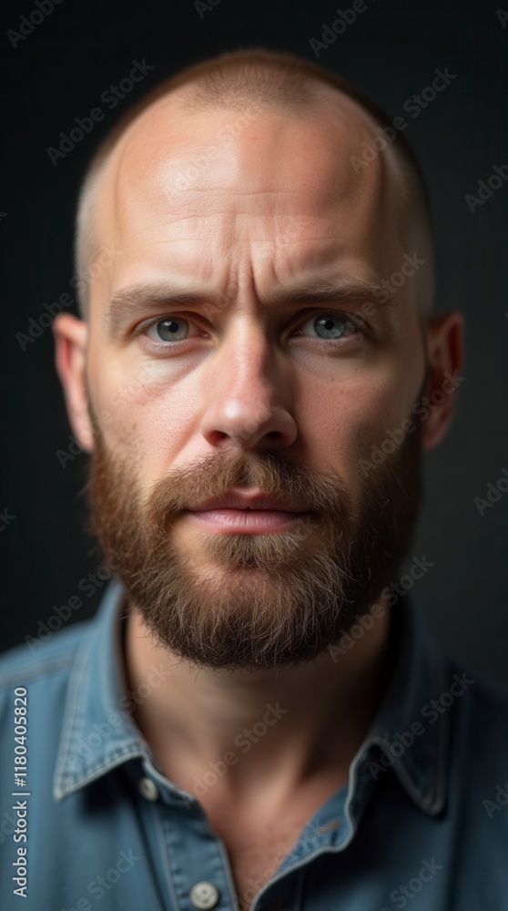 Hair Loss, Portrait And Man With Before And After For Results Of Stress, Cancer Or Depression In Men. Bald, Cosmetics And Skin By Scalp With Alopecia For Hairline Transplant Hair Loss, Portrait And Man With Before And After For Results Of Stress, Cancer Or Depression In Men. Bald, Cosmetics And Skin By Scalp With Alopecia For Hairline Transplant