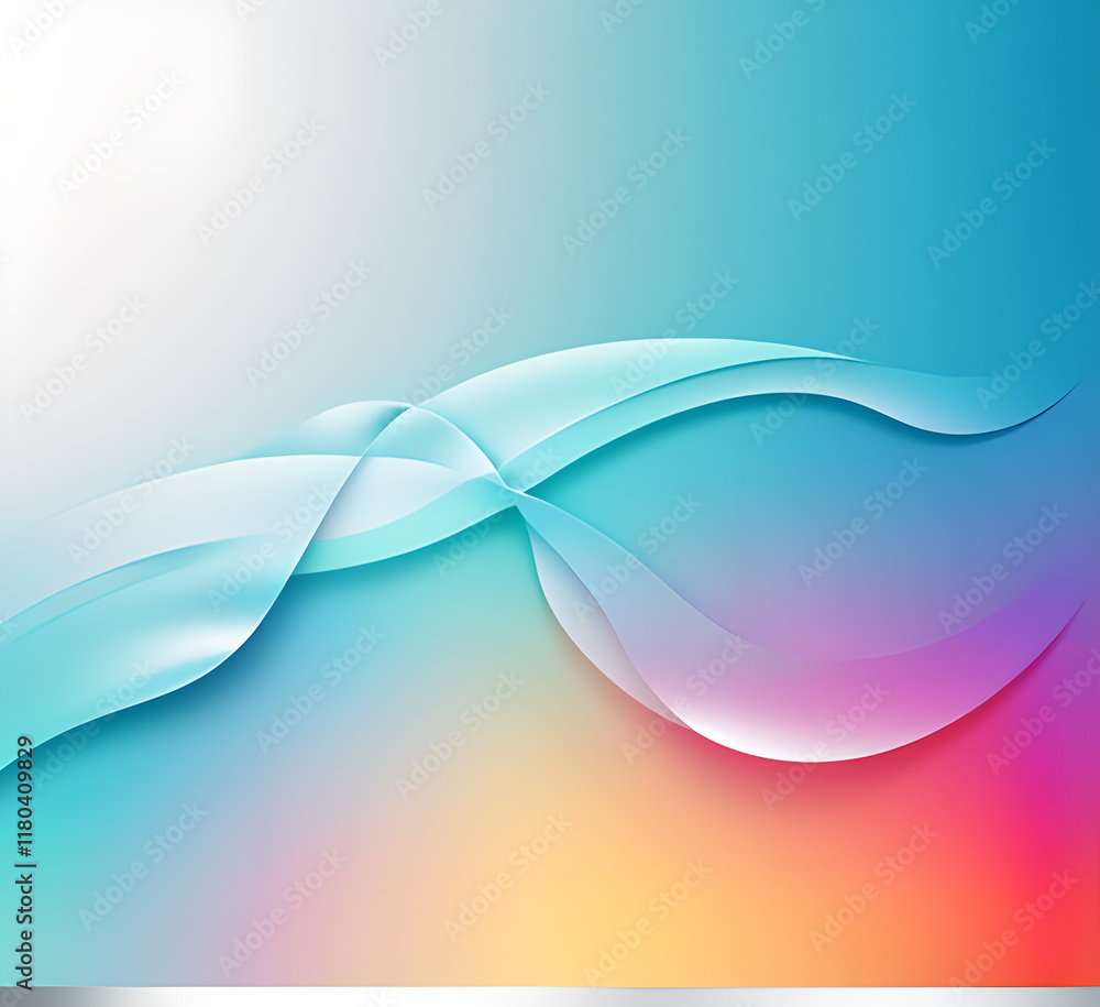 Naklejka premium Blue tech lines universal background simple science and technology business line technology background.background vortex and use it as your wallpaper, posters and banners.Generative AI 