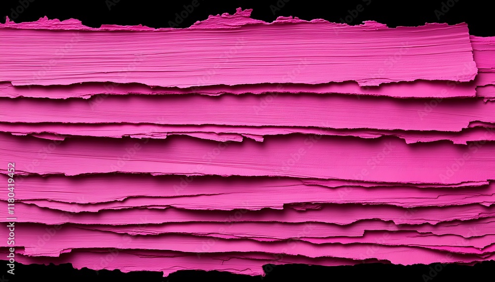 Abstract pink layered paint strokes texture.