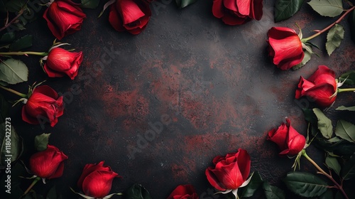 White Rose Heart Scatter Background Valentine Background