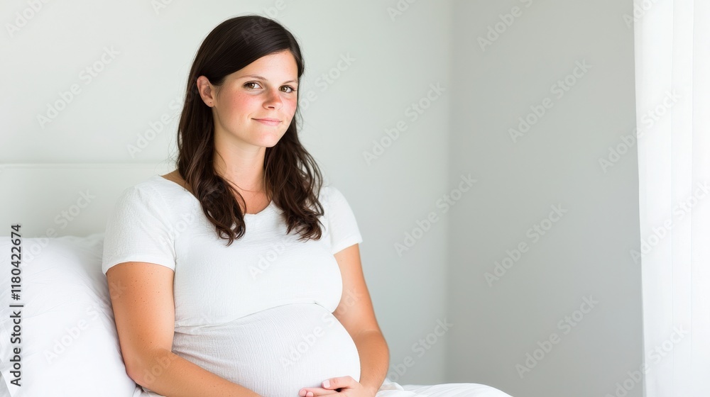 Expecting Mother Relaxing at Home Indoor Lifestyle Photography Bright Room Peaceful Environment Natural Light Expecting Mother Relaxing at Home Indoor Lifestyle Photography Bright Room Peaceful Environment Natural Light
