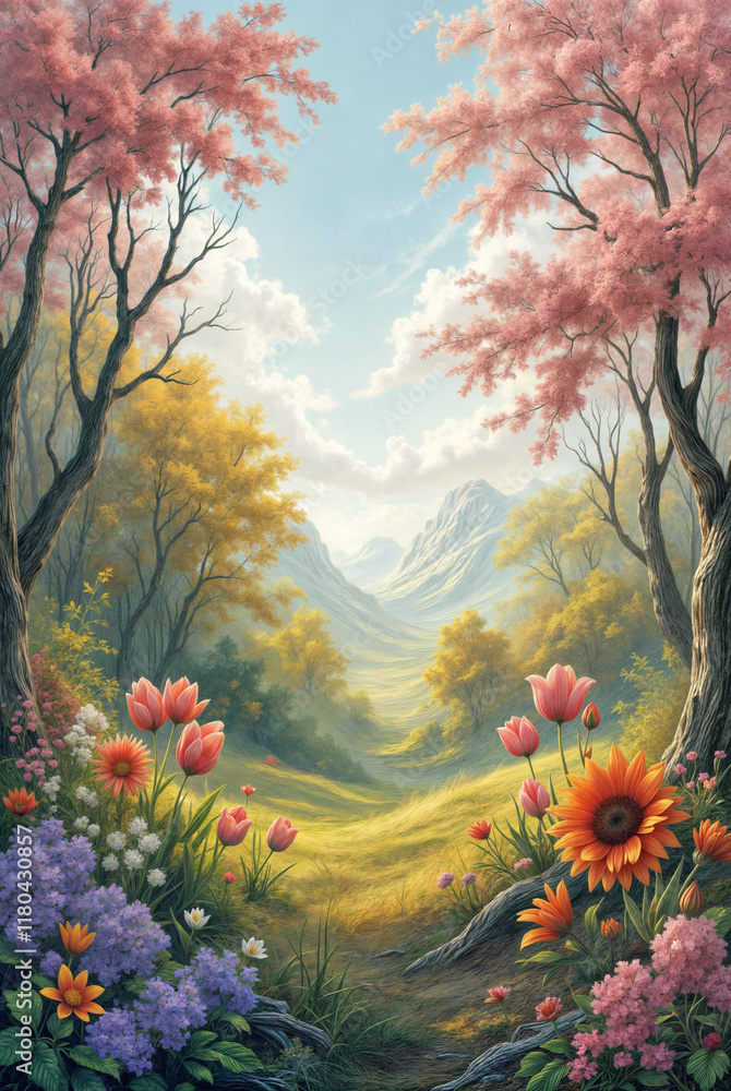 spring landscape spring landscape