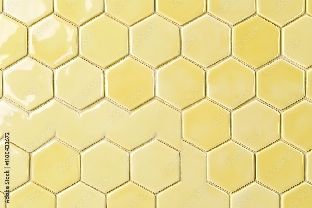 Pale Yellow Hexagonal Ceramic Tile Pattern Pale Yellow Hexagonal Ceramic Tile Pattern