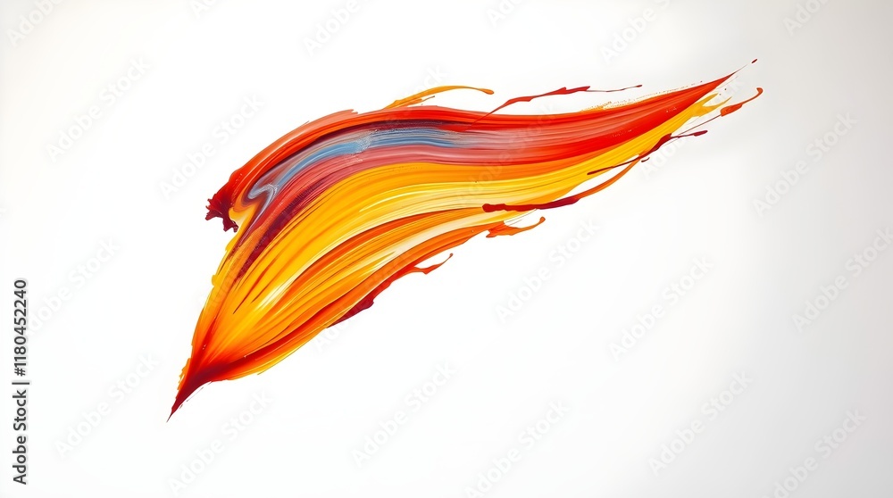 abstract artistic paint stroke for decorative print design abstract artistic paint stroke for decorative print design