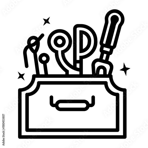 handicrafts Line Icon