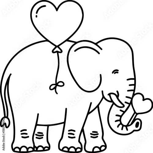 animals valentines day coloring pages for kids and adults bold and easy. photo