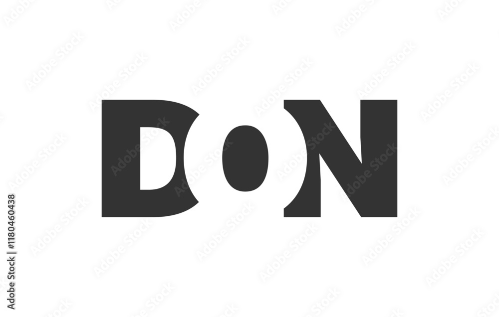 DON logo design. Initial letter D O N bold font style for tech startups, consulting, corporate branding. Creative company name, headlines typography identity, trendy logotype. DON logo design. Initial letter D O N bold font style for tech startups, consulting, corporate branding. Creative company name, headlines typography identity, trendy logotype.