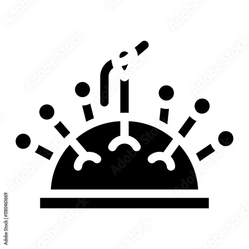 pincushion Solid icon