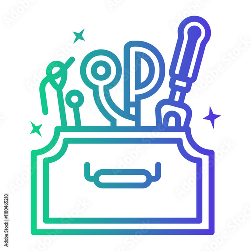 handicrafts Line Gradient Icon