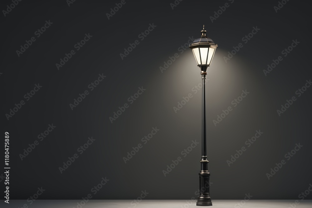 arafed lamp post with a light on a dark background arafed lamp post with a light on a dark background