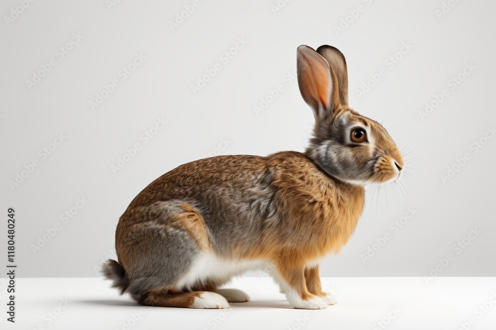 Fototapeta premium there is a rabbit that is sitting on a table