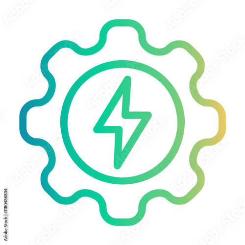 electrical engineer class Line Gradient Icon