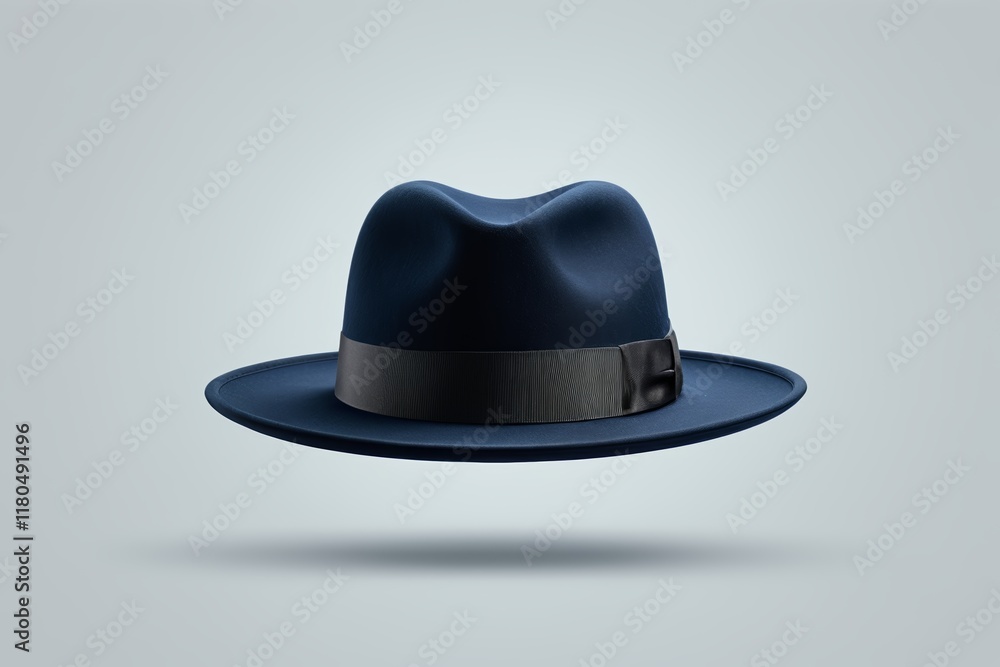 arafed hat with a black band and a black band arafed hat with a black band and a black band