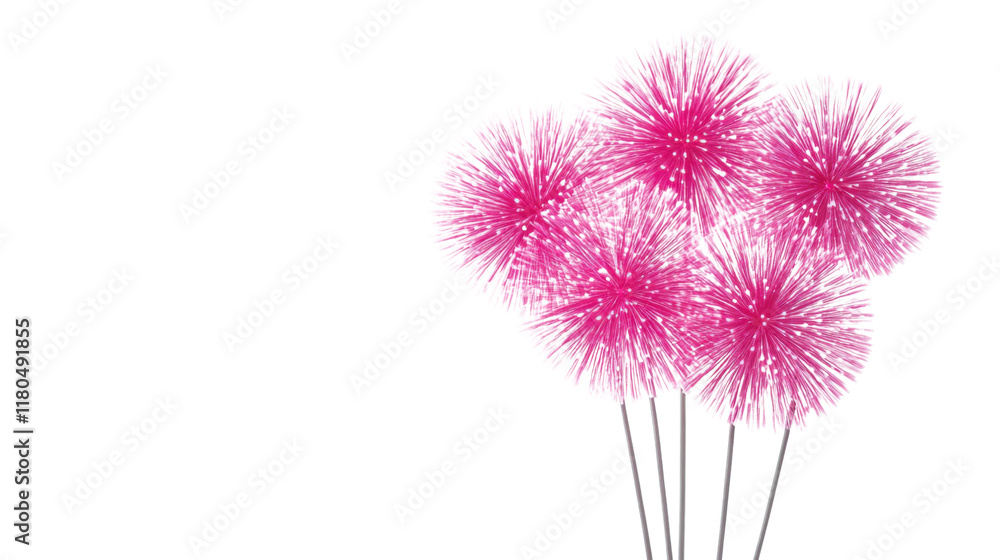 Obraz premium Fireworks transparent background