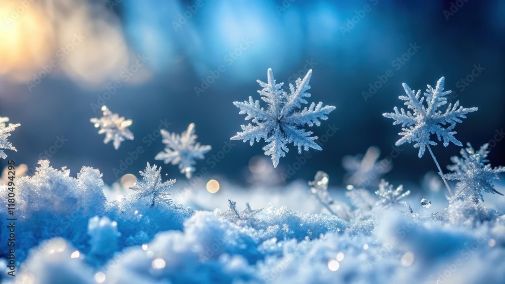 Tiny Ice Crystals Floating in Air , winter, icy, winter, icy, atmosphere Tiny Ice Crystals Floating in Air , winter, icy, winter, icy, atmosphere