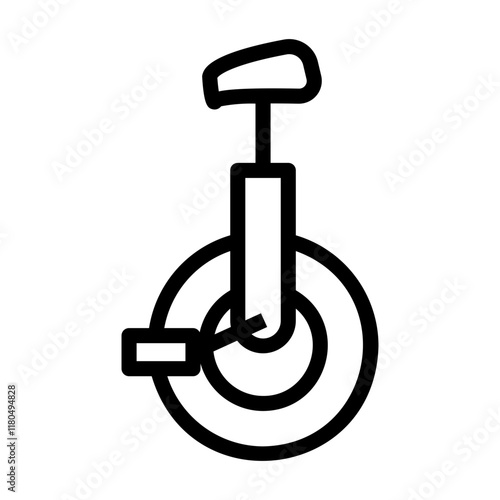 unicycle Line Icon