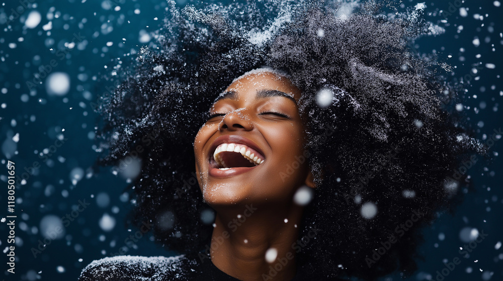 Obraz premium Joyful Moments in the Snow