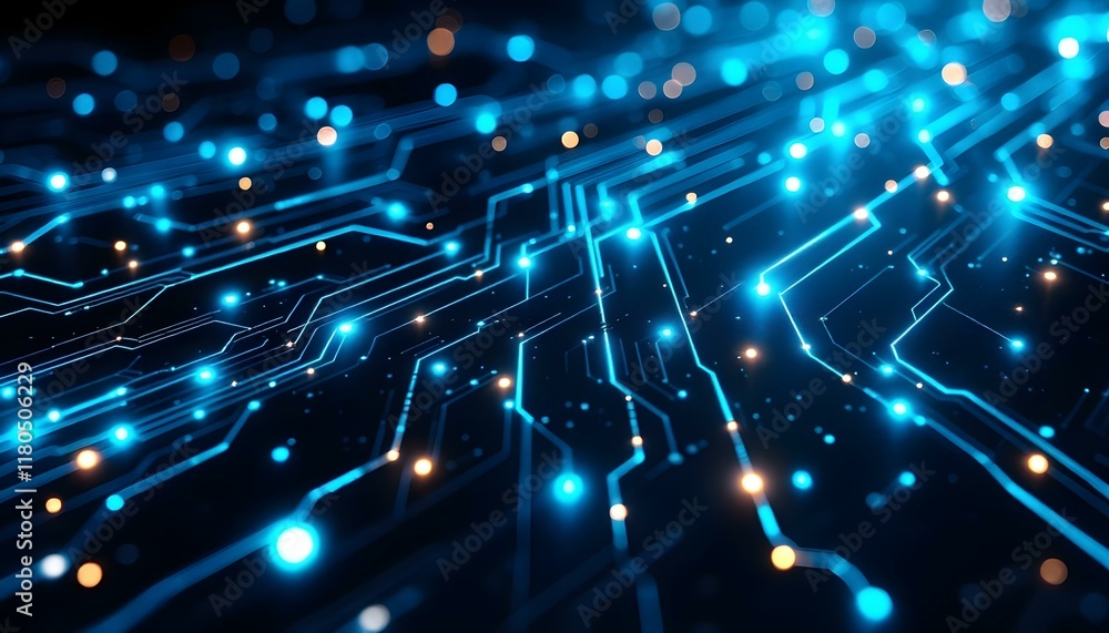 Abstract Futuristic Circuit Board Technology Background Abstract Futuristic Circuit Board Technology Background