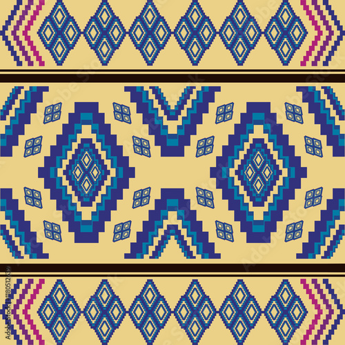 Wallpaper Mural Geometric Blue Diamond Pattern Torontodigital.ca