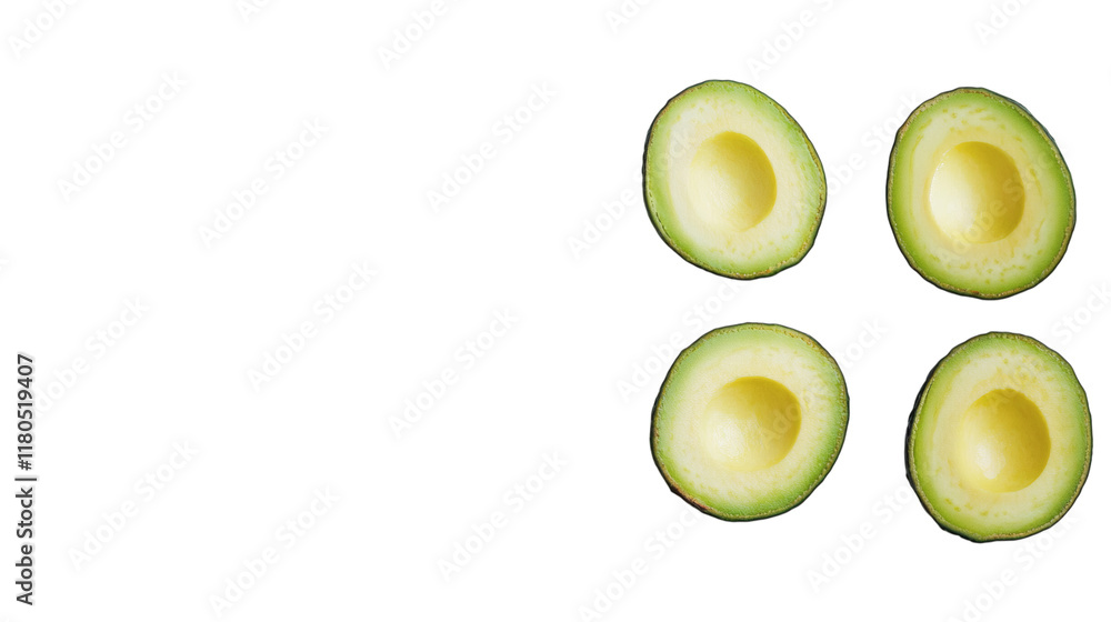 pair of avocado isolated on white background pair of avocado isolated on white background