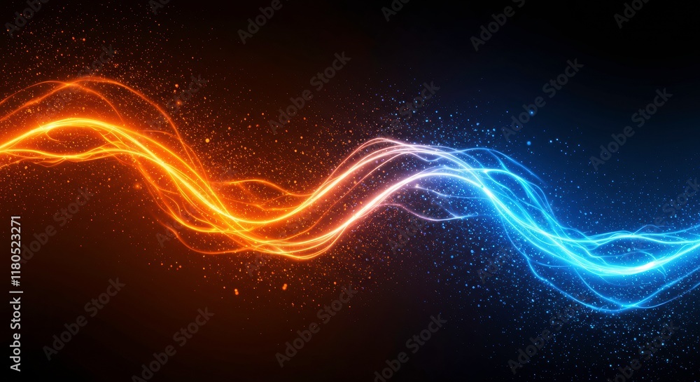 Fiery and Icy Energy Streams Fiery and Icy Energy Streams
