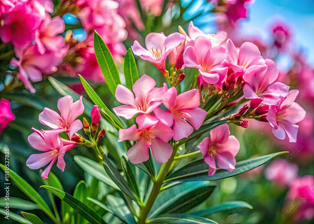 4K Panning Video: Nerium Oleander, Adelfa - Beautiful Pink Flowers, Documentary Photography 4K Panning Video: Nerium Oleander, Adelfa - Beautiful Pink Flowers, Documentary Photography