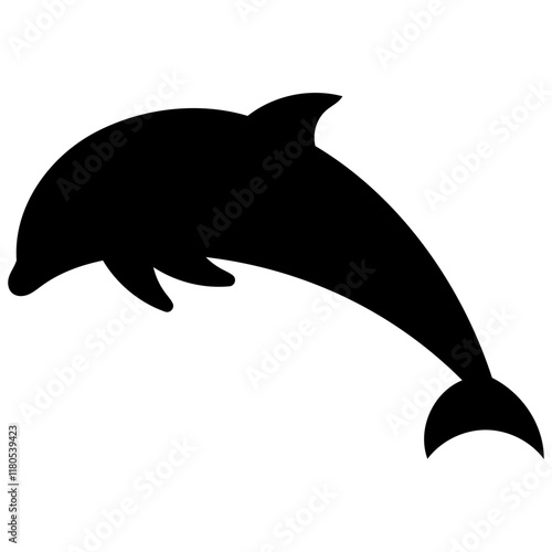 dolphin silhouette illustration