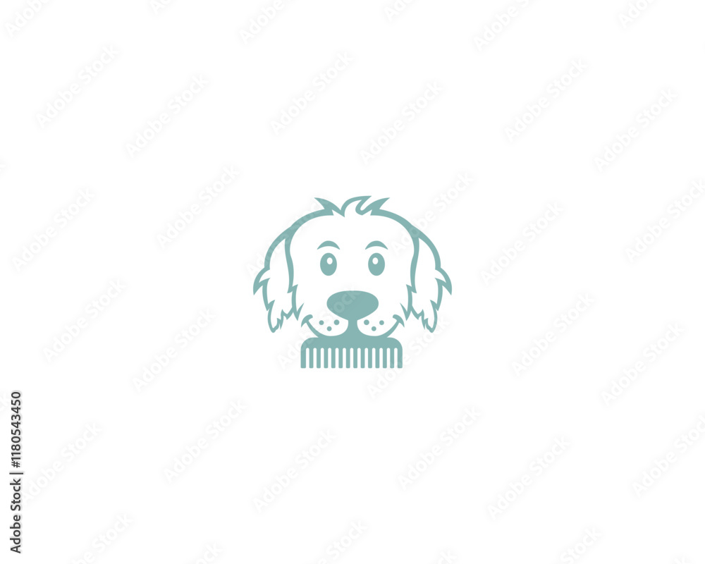 Dog Spa Minimalist Vector Logo Dog Spa Minimalist Vector Logo