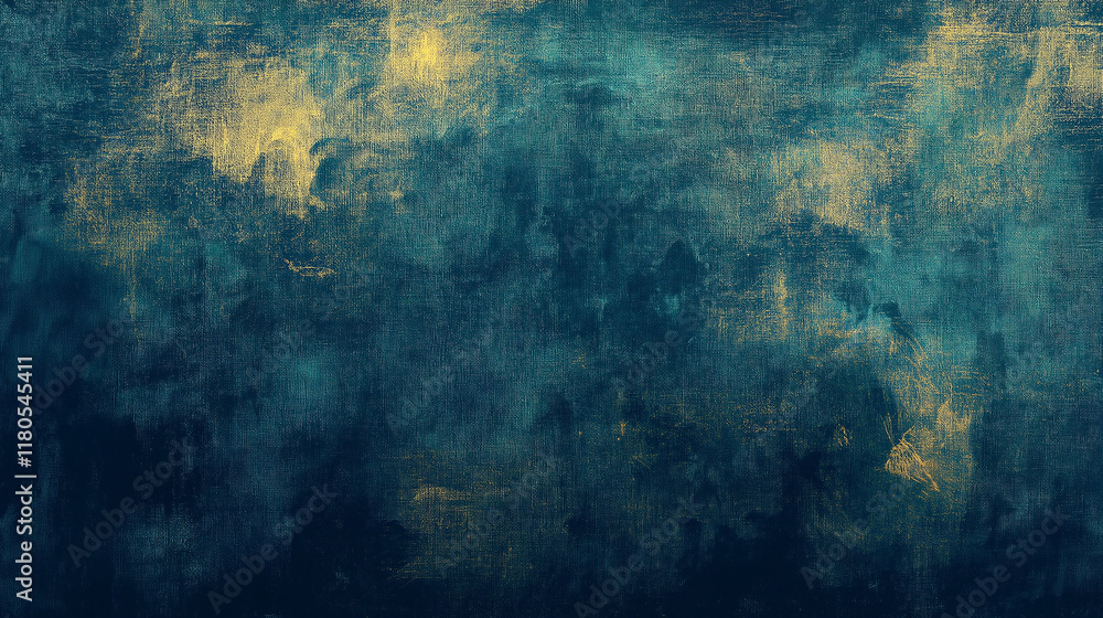 Obraz premium Blue and Yellow Abstract Textured Background
