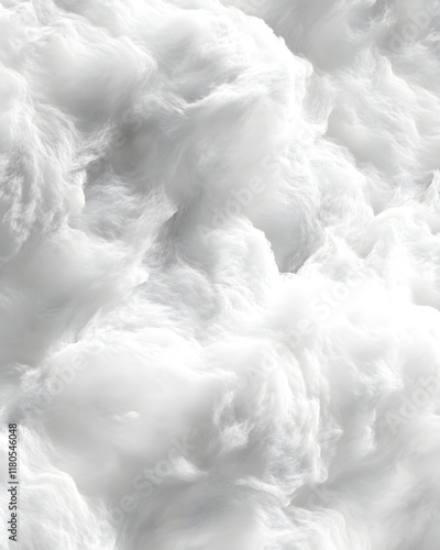 White Cloudscape: Abstract Texture, Seamless Flowing, Soft, Dreamy, Airy,  Light, Fluffy, White Background, Gray Shades, Nature's Canvas