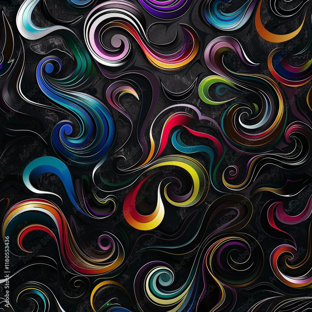 abstract seamless pattern with circles abstract seamless pattern with circles