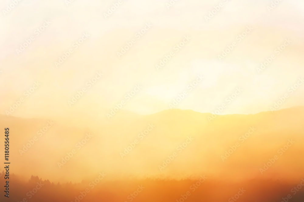 Abstract background with smooth lines in orange and yellow color Abstract background with smooth lines in orange and yellow color