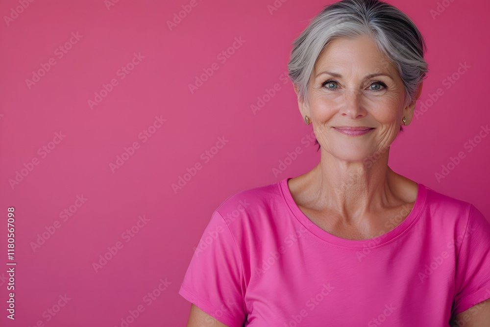 A stylish senior woman, Generative AI A stylish senior woman, Generative AI